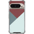 Marsala Triangle Shapes Pixel 9/9 Pro Clear Case